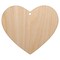 Heart Solid Unfinished Craft Wood Holiday Christmas Tree DIY Pre-Drilled Ornament